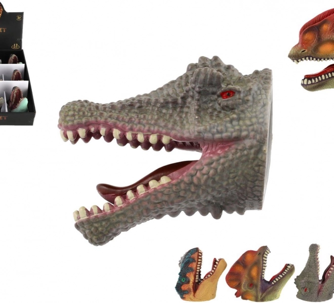Dinoszaurusz gumibáb - 12 darabos készlet