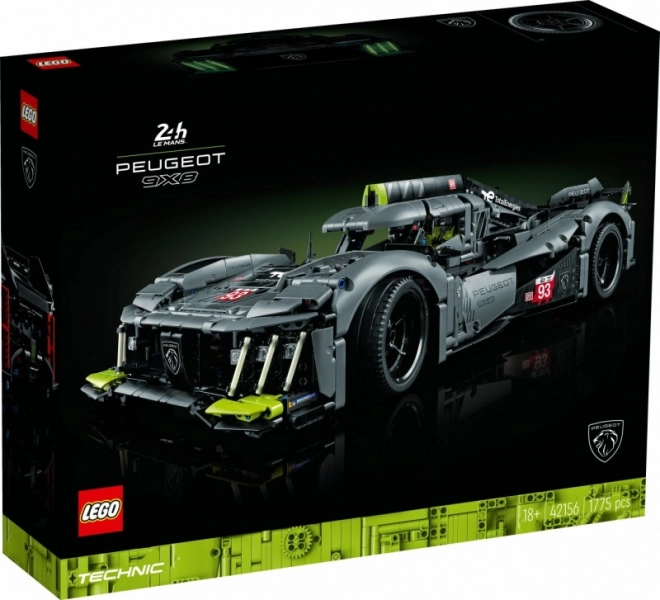 Technic PEUGEOT 9X8 Le Mans hibrid hypercar építőkészlet