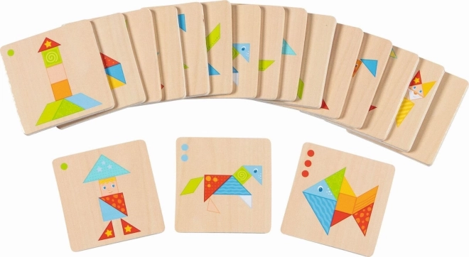 Goki Színes Tangram