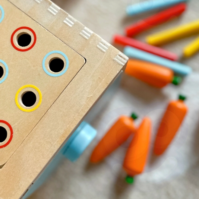 Woopie Green fa oktató fiókos rendező játék Montessori