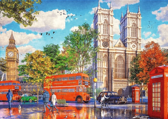 Tea Time Puzzle 1000 Darabos - Londoni Kilátás