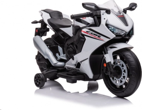Gyermek elektromos motorkerékpár Honda CBR 1000RR fehér