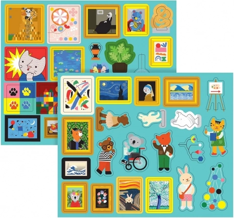 Petit Collage mágneses színház Az én Múzeumom