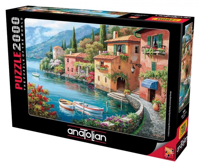 Anatolian tóparti falu puzzle 2000 darabos