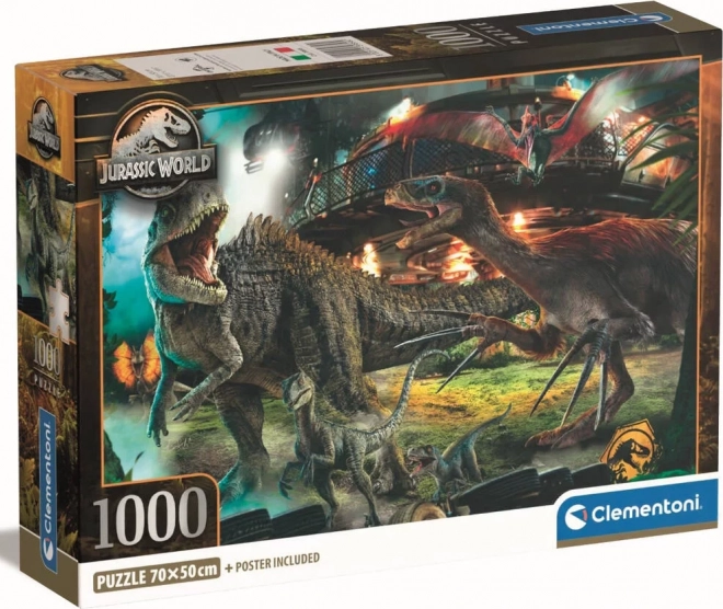 Clementoni Puzzle Jurassic World 1000 darabos