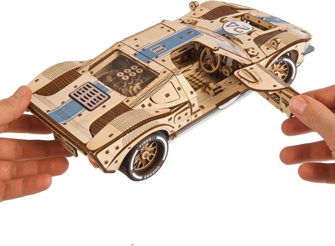 Ugears 3D fa mechanikus puzzle Endurance Racer