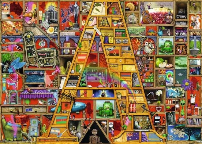 Ravensburger csodálatos ábécé - A betű puzzle 1000 darabos