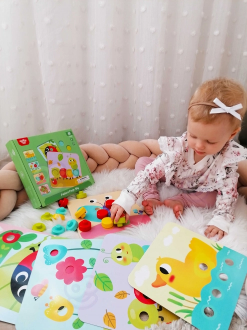 Gyermek kirakó állatkákkal Tooky Toy