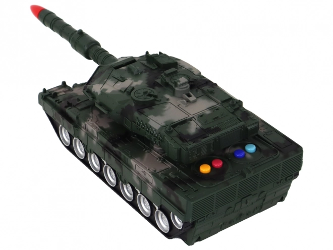 Zöld távirányítós RC tank