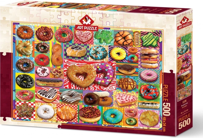 Donuty 500 darabos puzzle - ART PUZZLE