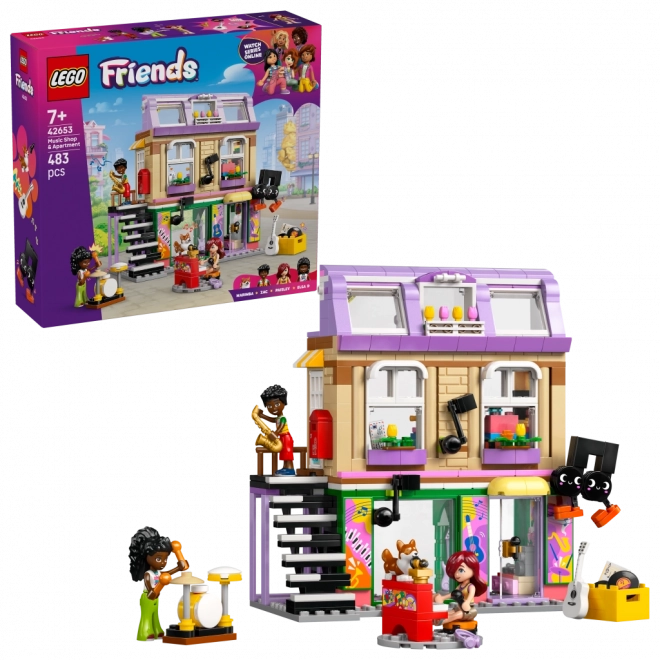 LEGO Friends hangszerbolt és lakás