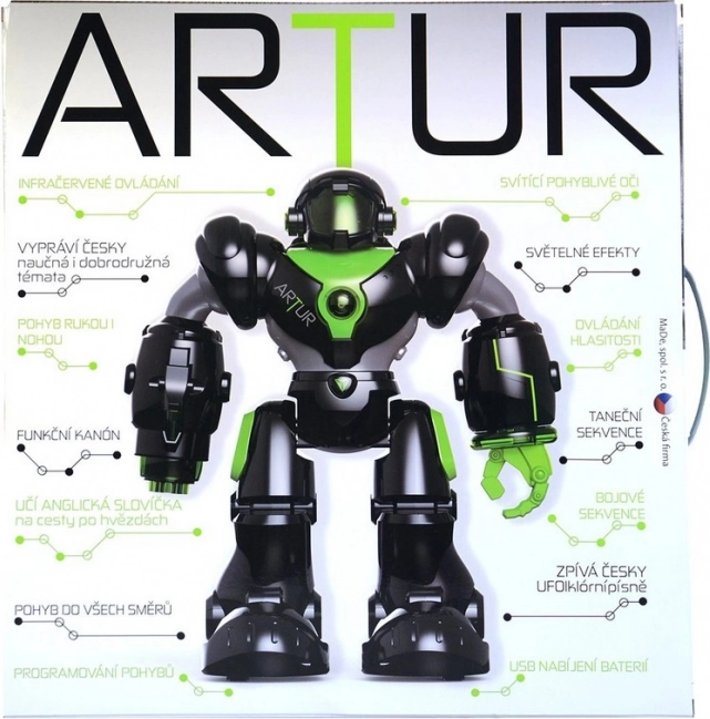 Beszélő robot Artur a Zigybotok űrlegénységéből