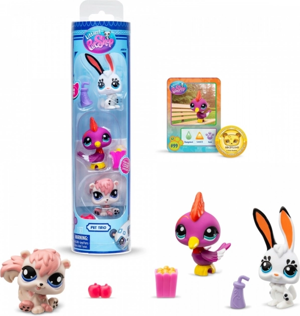 Figurákok Littlest Pet Shop Tuba 3-csomag