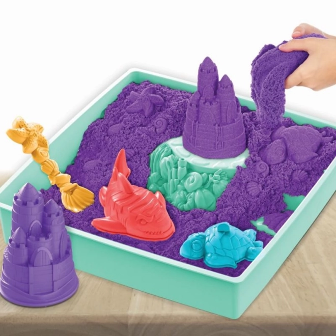 Kinetic Sand homokozó készlet lila