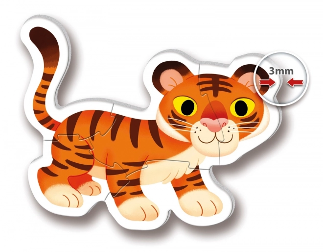Első puzzle Safari 4 az 1-ben gyerekeknek