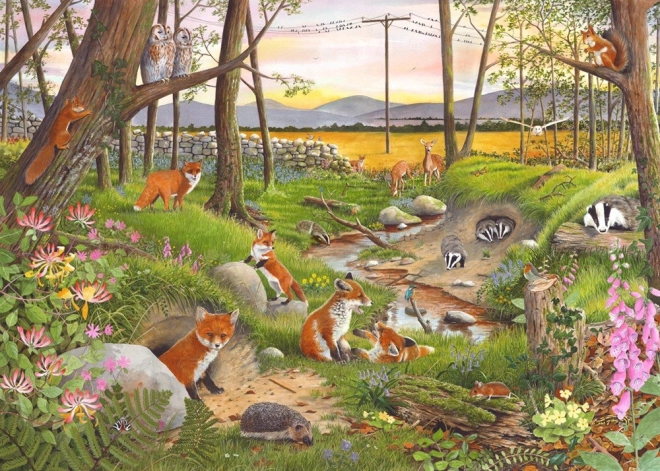 Nyári alkony puzzle 250 darabbal