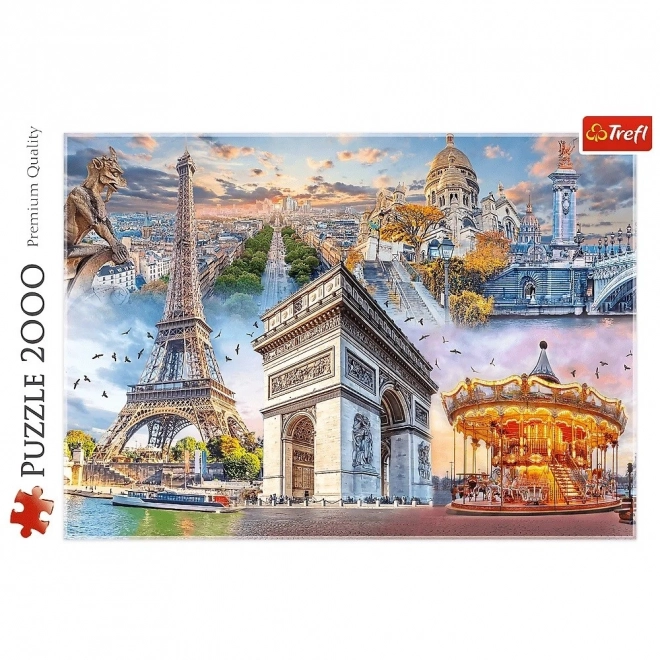 Puzzle 2000 darabos - Hétvége Párizsban