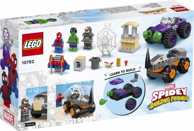 Hulk és Rhino járműcsata - LEGO Super Heroes kaland