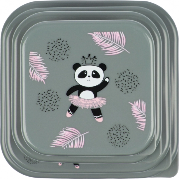 Uzsonnás doboz 4 az 1-ben Panda