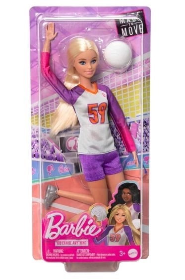 Barbie sportoló - röplabda játékos baba