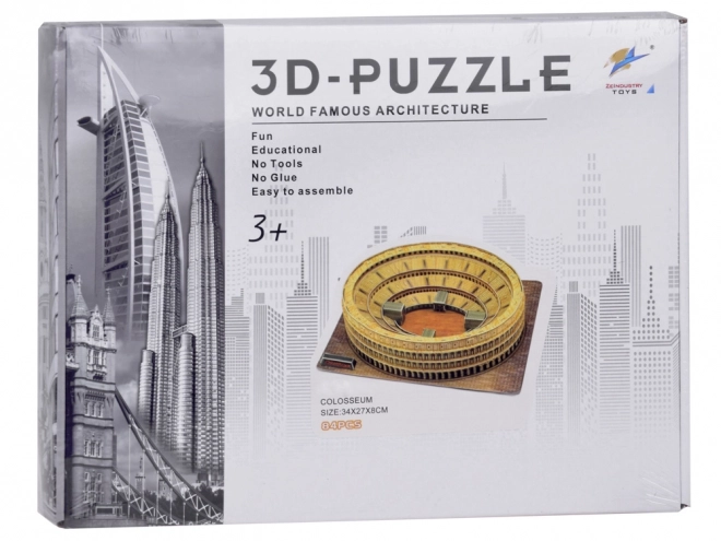 Római Kolosszeum 3D puzzle szett