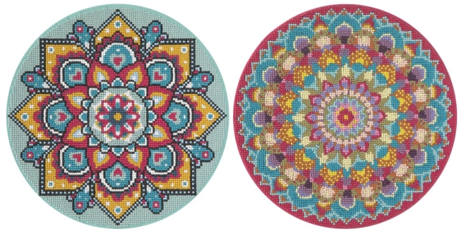 Csillogó türkiz mandala