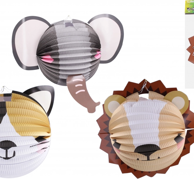Lampion Labda Állatkák 25 cm