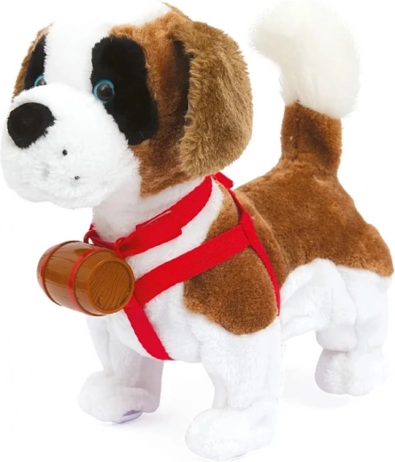 Puha plüss és mentőkutya-stílus