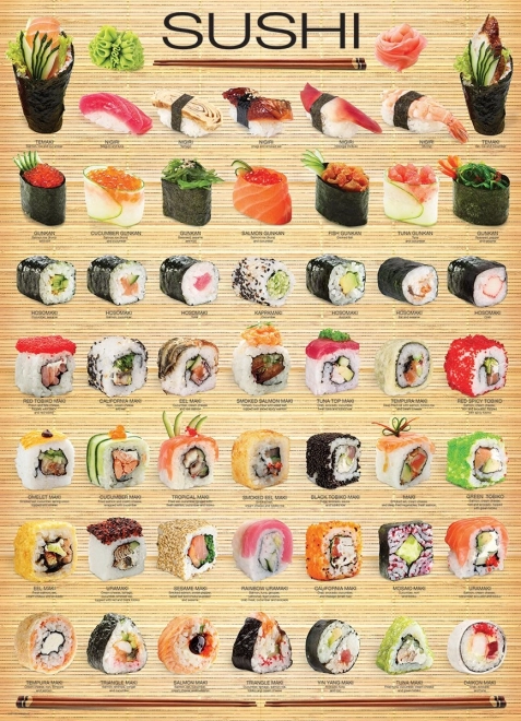 Eurographics sushi puzzle 1000 darab