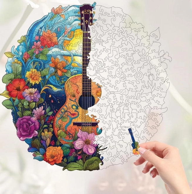 Fa puzzle Gitár 200 darabos