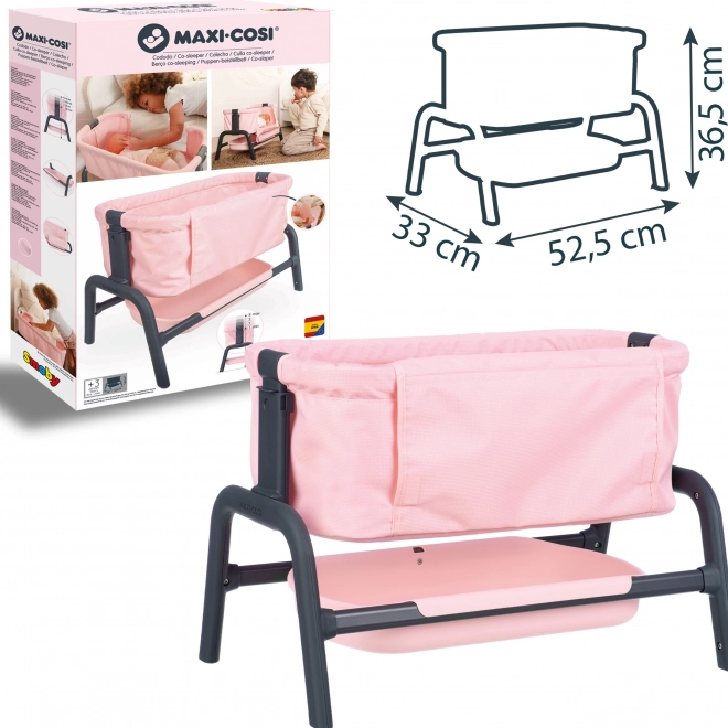 Smoby Maxi-Cosi Quinny babágy 38 cm-es babákhoz tárolóhellyel és állítható magassággal