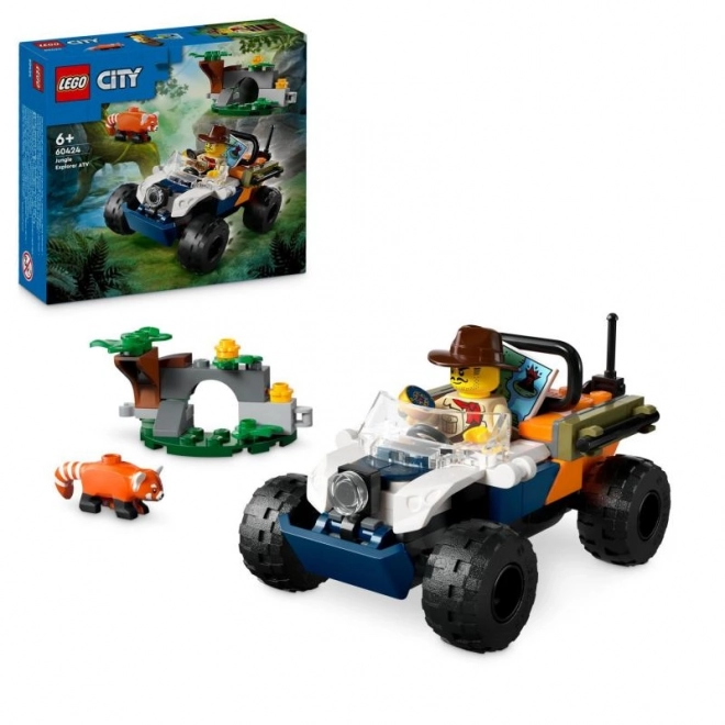 lego quad kalandor szafari vörös pandával