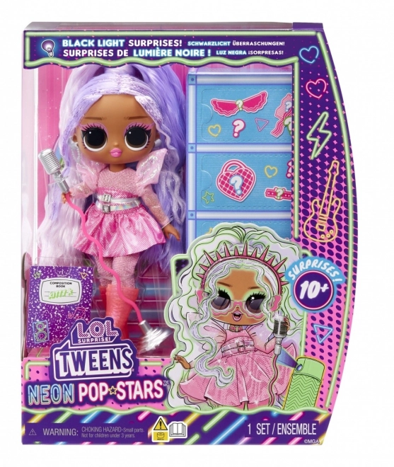 L.O.L. Surprise! Tween Neon Pop Star Baba - Kitty K