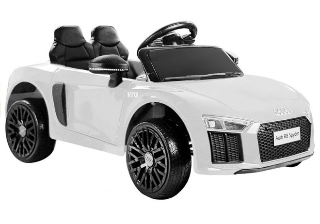 Elektromos Audi R8 Spyder gyerekautó fehér