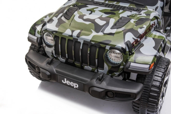 Jeep Wrangler Rubicon terepjáró akkumulátorral, kamuflázs