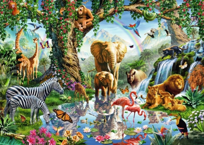 Ravensburger dzsungel kaland puzzle 1000 darabos