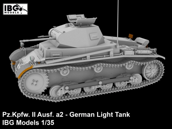 Német könnyű tank modell 1:35