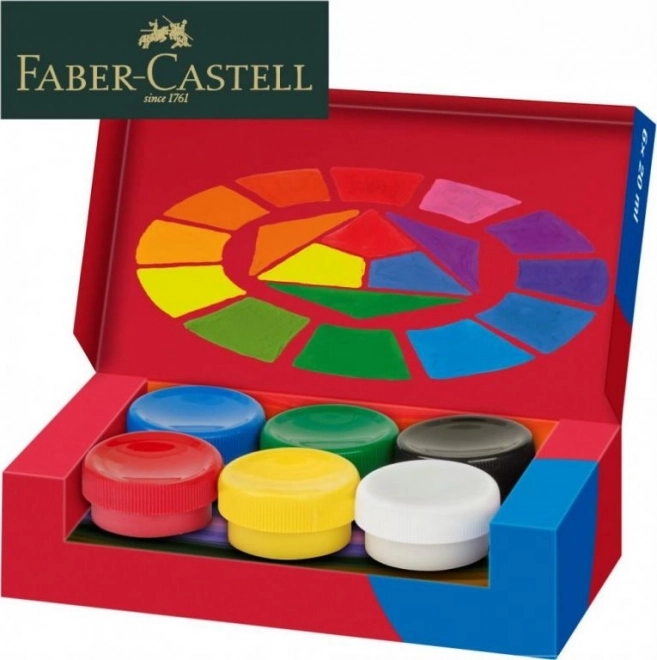 Faber-Castell tempera festék készlet 6x20ml