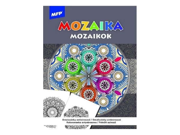Antistress színező Mozaikok