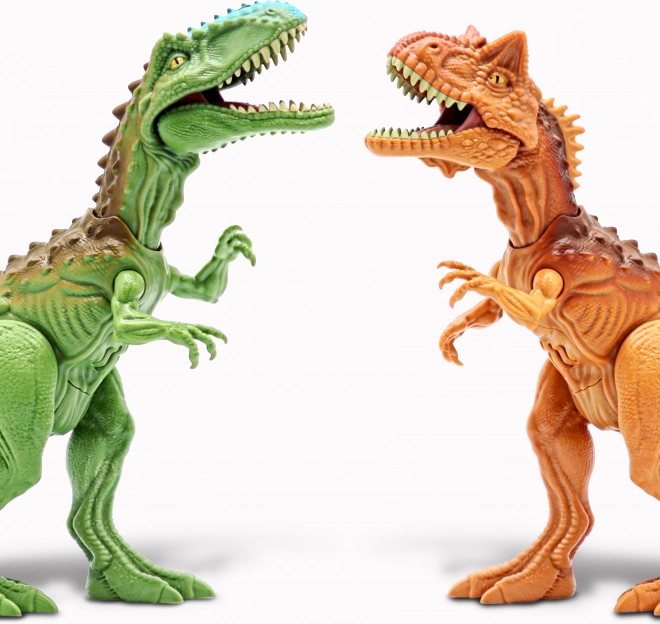 Ősi Ütközet! Dino harci készlet Carnotaurus vs Gigantosaurus, figurák 21 cm