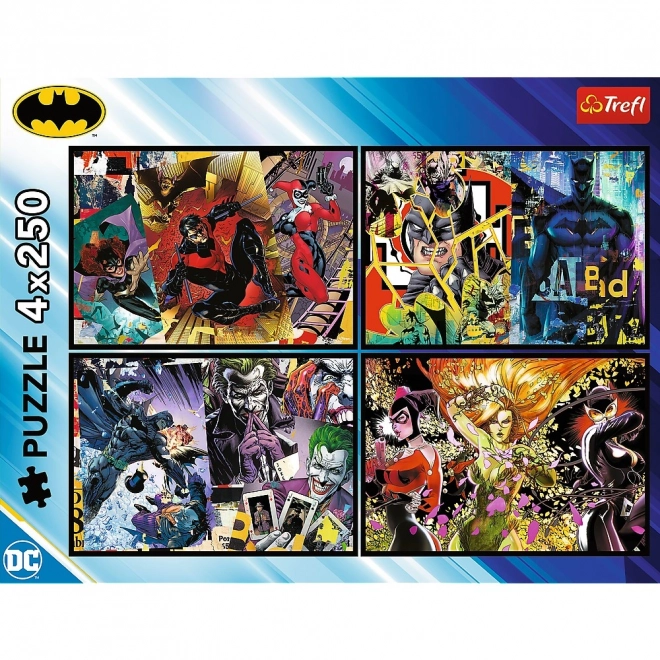 Batman akcióban 4 x 250 db puzzle