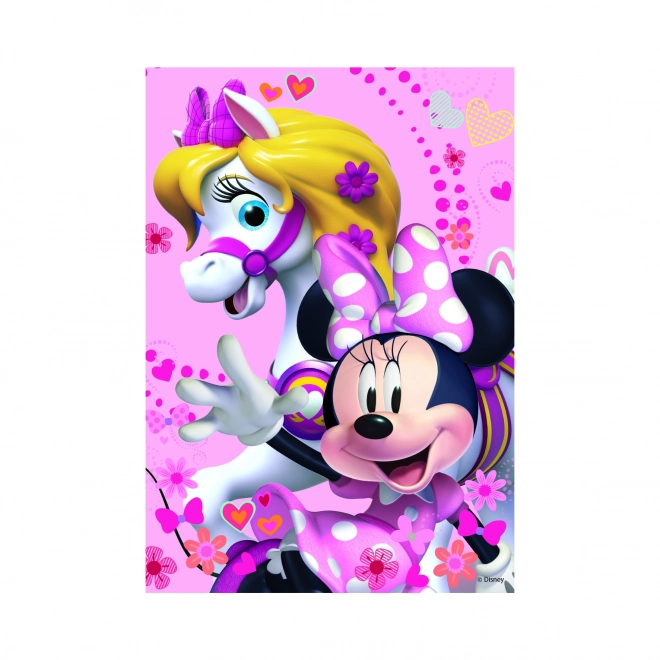 Minnie Diamond Puzzle gyémántokkal - 200 darabos