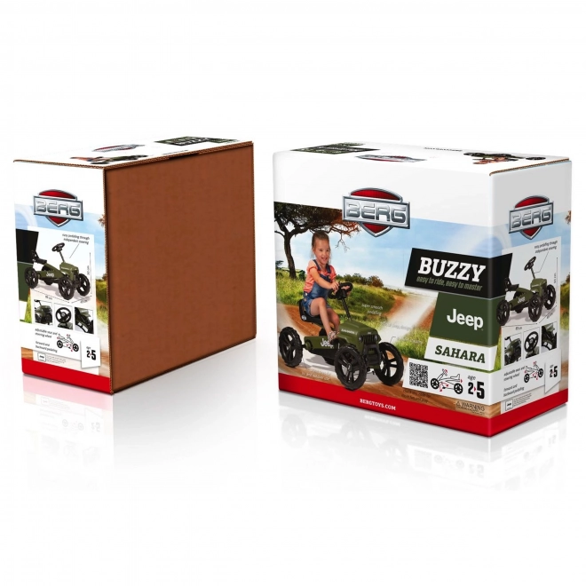 Gokart Buzzy Jeep Sahara csöndes kerekek 30 kg-ig