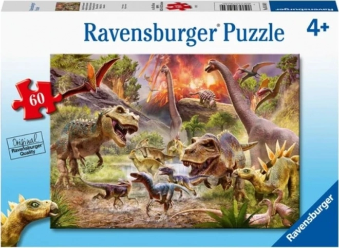 Ravensburger dinoszauruszok menekülése puzzle 60 darabos