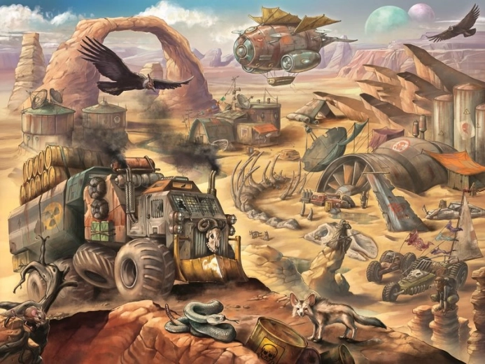 Ravensburger puzzle apokaliptikus sivatag 1500 darab