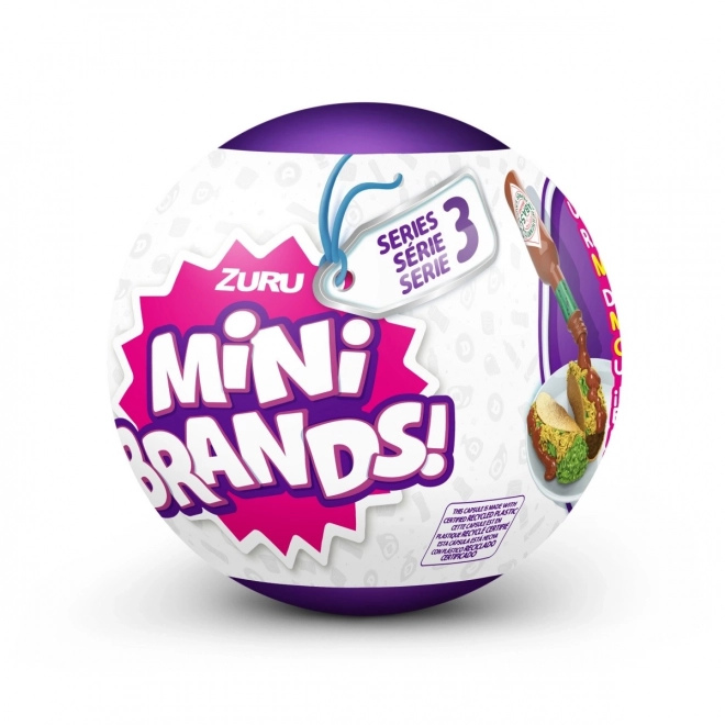 5 Surprise Mini Brands Global Series 3 gyűjthető figurák (36 db karton)