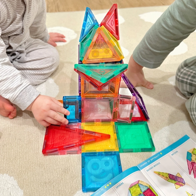 Woopie mágneses Montessori építő kockák 3D