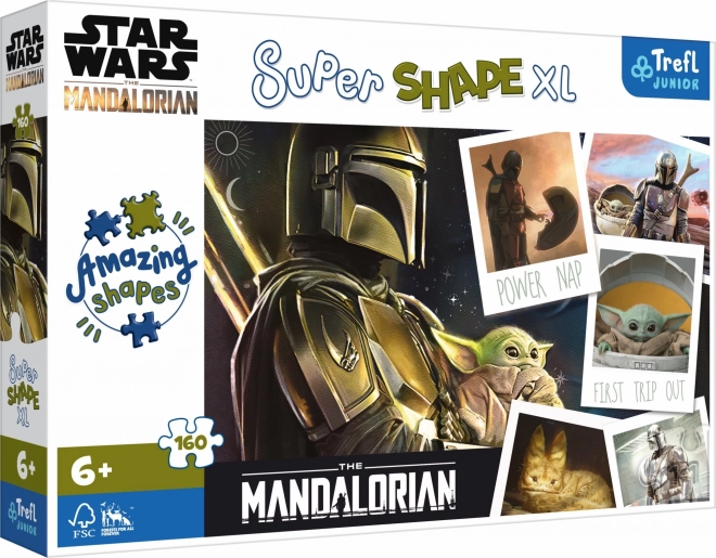 Trefl Star Wars: Mandalorian Szuper Alakú XL Puzzle 160 darabos