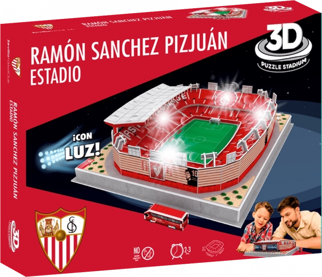 Világító 3D puzzle Ramón Sánchez-Pizjuán stadion - FC Sevilla