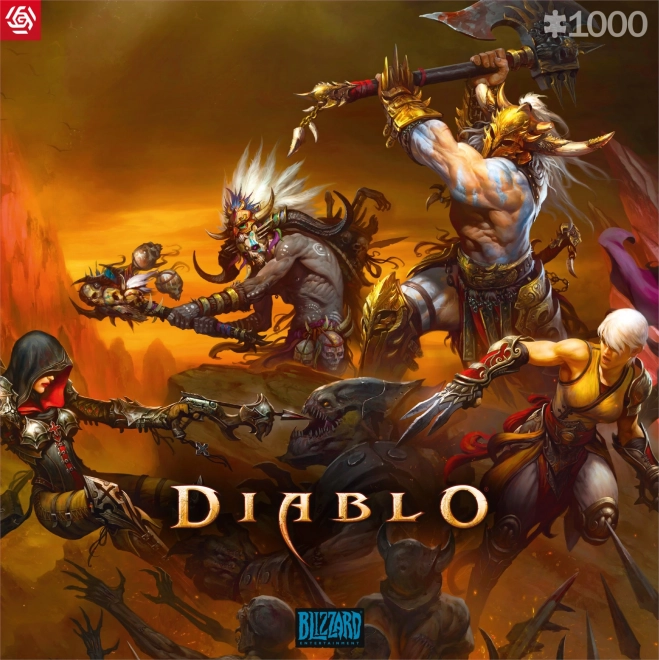 Diablo Hősök Csatája puzzle 1000 darabos